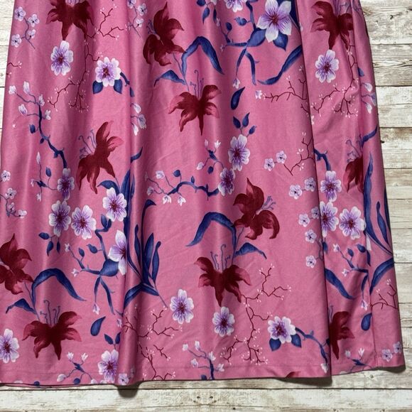 Sawyer Creek Studio Night Gown Womens Size 2XL Pink Floral House Coat Vintage - Picture 6 of 10